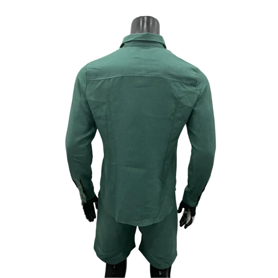 Men's Summer Comfy Cotton Linen Shorts set