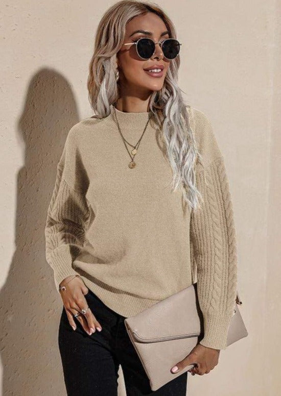 Solid Lux Long Sleeve Sweater