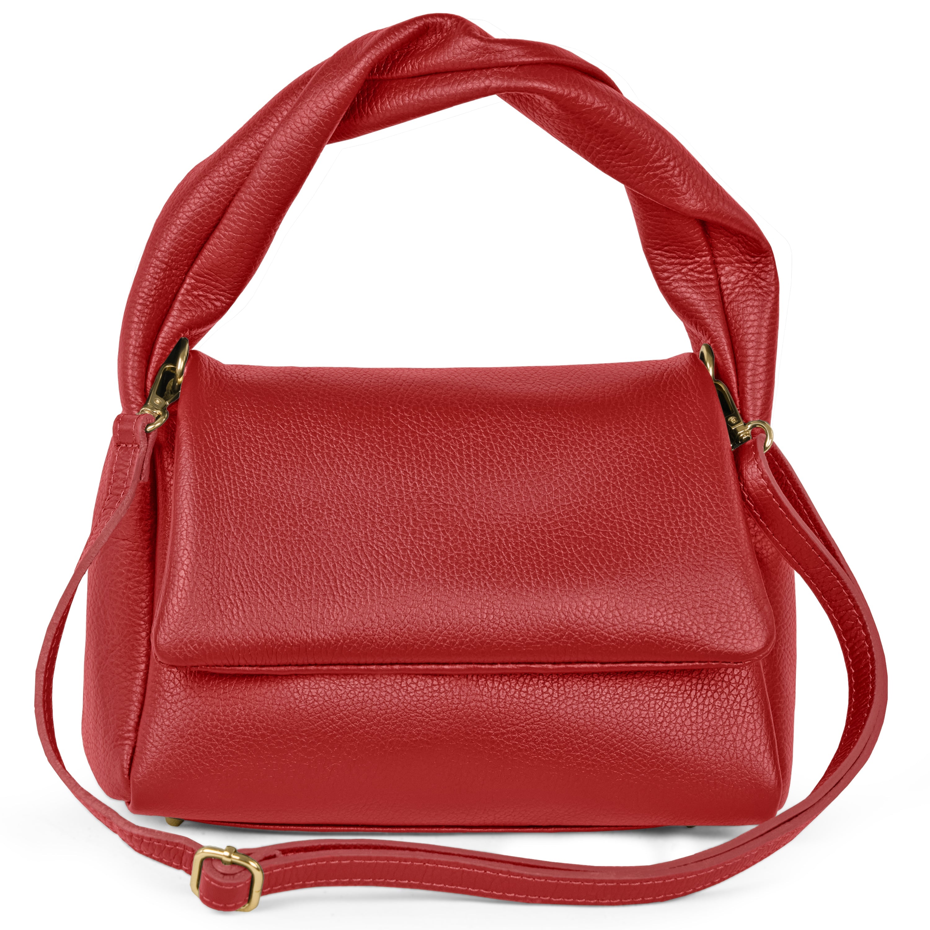Italian Genuine Calf Leather Top-Handle Bag 262495